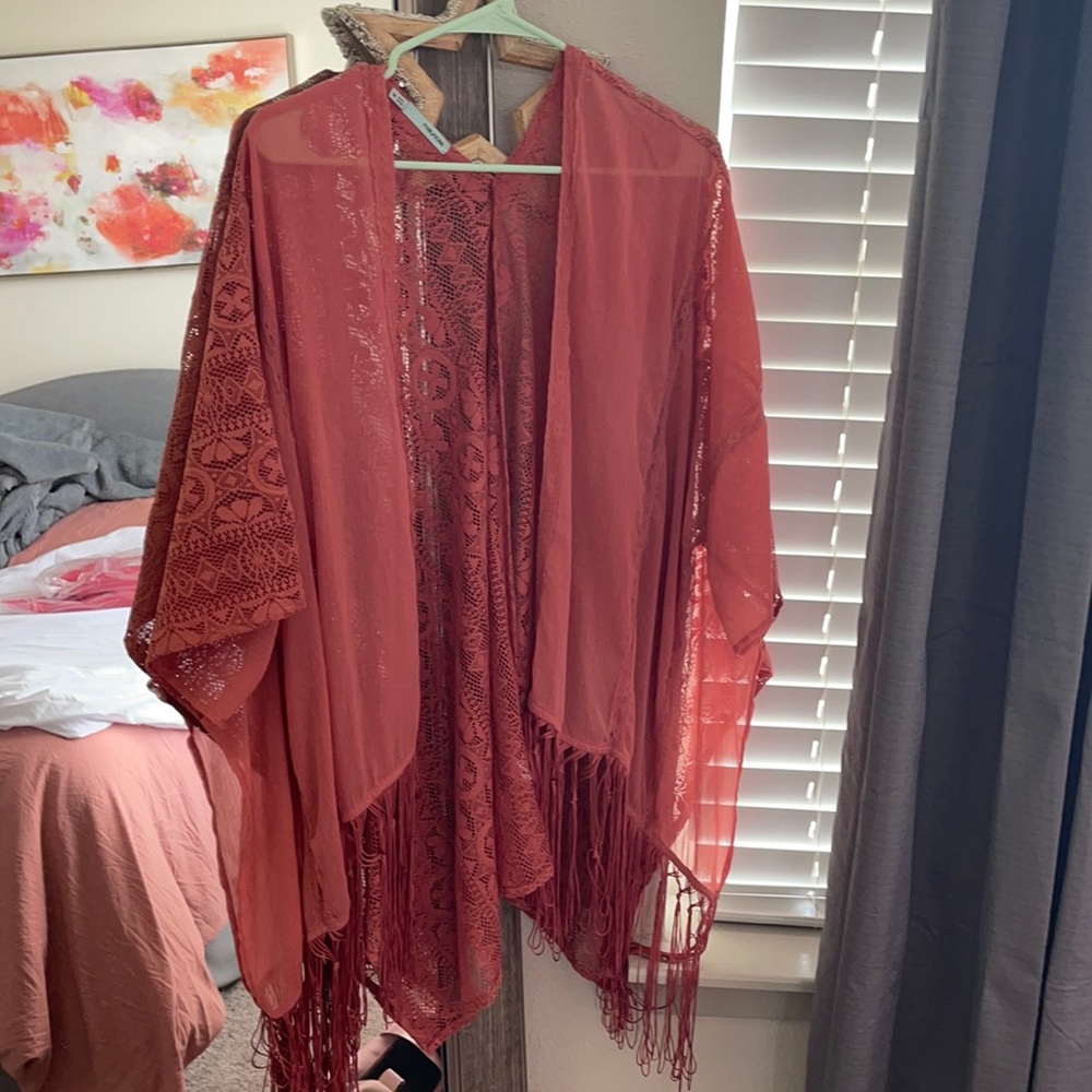 Coral Southern Chic Coverup